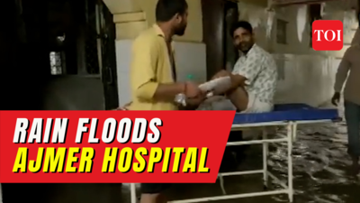 Cyclone Biparjoy: Heavy rain floods Jawaharlal Nehru Hospital in Ajmer