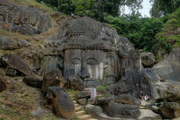 The sculptures