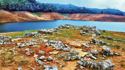 Village Remains Emerge As Dam Water Level Drops | Kochi News - Times of