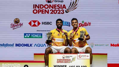Andhra Pradesh CM congratulates Satwiksairaj and Chirag Shetty for winning title at Indonesia Open