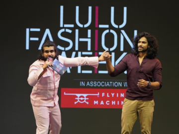 Vishnu Raj Menon walks the runway at Lulu Fashion Week