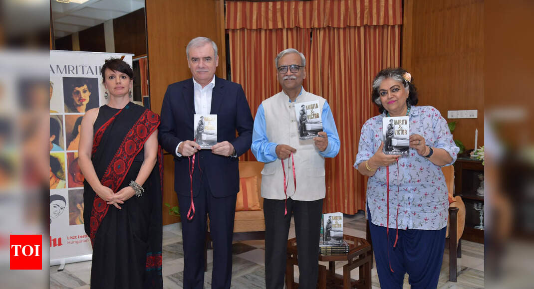 New book on Amrita Sher-Gil titled 'Amrita & Victor' launched by Istvan Szabo, Ambassador of Hungary to India - Vimarsana News