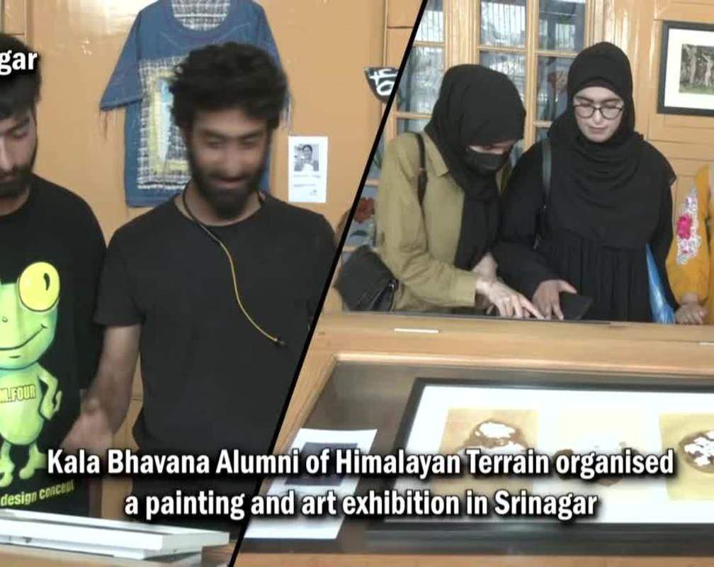 
Kala Bhavana Alumni of Himalayan Terrain organises painting and art exhibition in Srinagar
