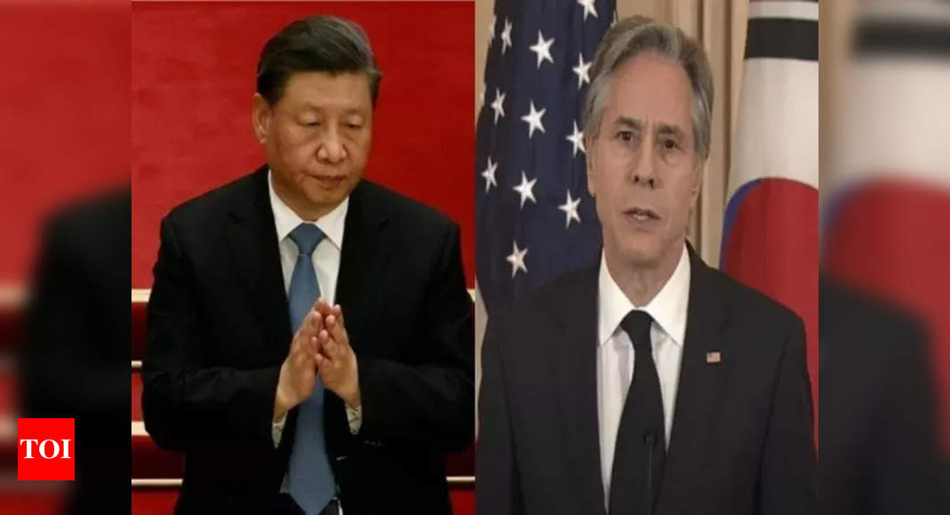 Blinken: US state secretary Antony Blinken raises concerns over Beijing’s human rights violations in Xinjiang, Tibet, Hong Kong – Times of India