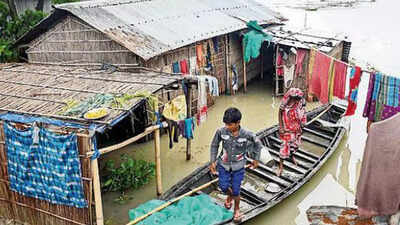 Assam flood situation still grim, IMD issues heavy rain warning for 3 days
