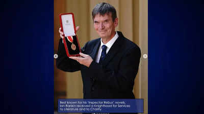 Sir Ian Rankin awarded Knighthood by Princess Anne