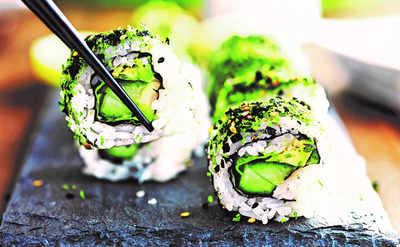 Japan’s staple sushi gets a flavourful veggie twist in India