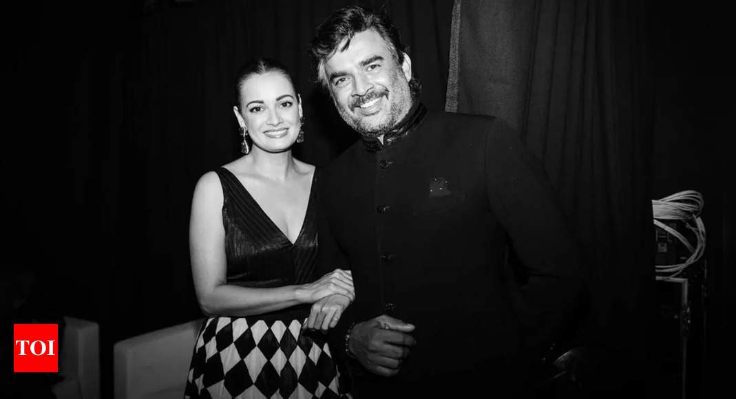 R Madhavan and Dia Mirza pose together, the internet has a meltdown and has gone back to ‘RHTDM’ days | Hindi Movie News