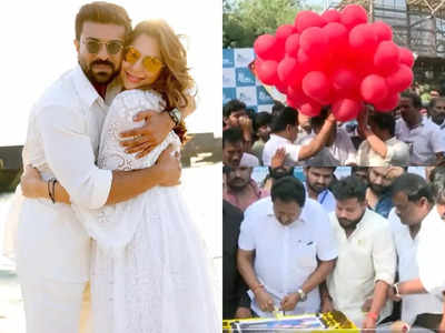 Fans gather outside the hospital to celebrate the arrival of Ram Charan and Upasana's bundle of joy; watch delightful moments