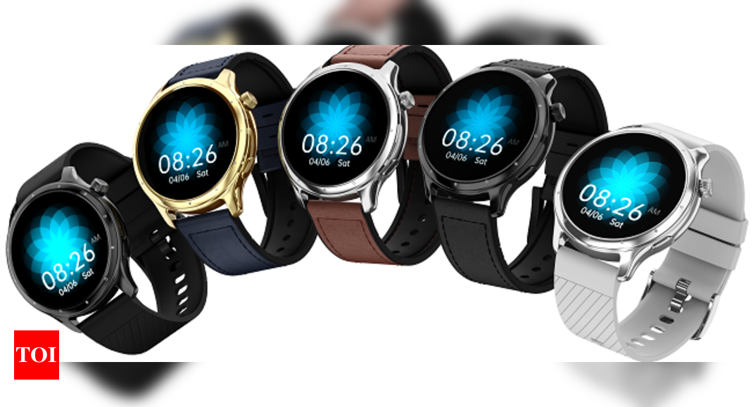 Noisefit Crew Pro: NoiseFit Crew Pro smartwatch with functional crown, Bluetooth calling support launched, priced at Rs 2,199 – Times of India