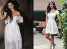 How to style a white dress on a hot summer evening