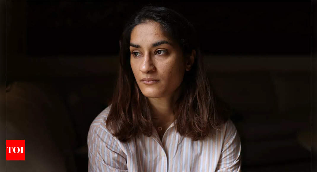 Vinesh Phogat, leading face of protest against Brij Bhushan, returns to competition mat | More sports News – Times of India