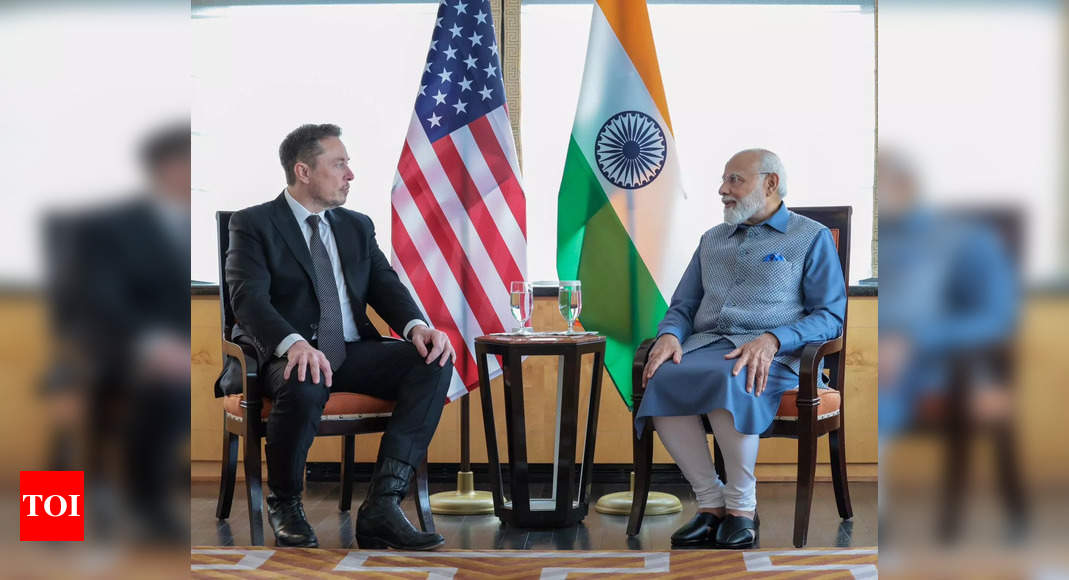 Elon Musk Elon Musk On Meeting Pm Modi Future India Visit And