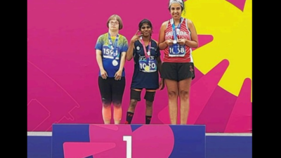 Nerul girl Geetanjali wins gold at spl oly world games in Berlin