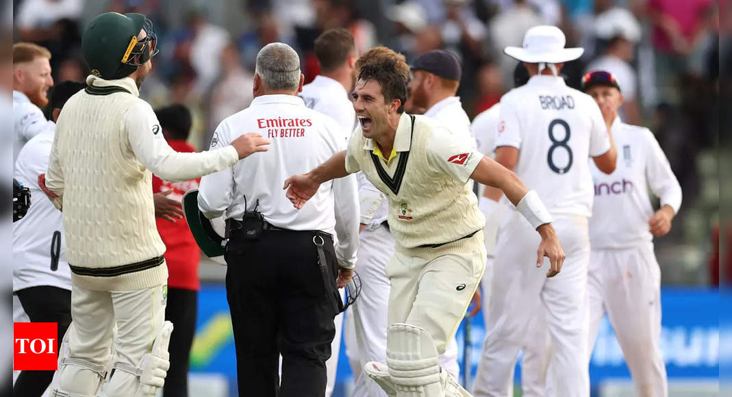 ENG Vs AUS Test Twitter Reactions: ‘Test cricket at its best’: Twitter abuzz after Australia edge England in Ashes thriller | Cricket News – Times of India