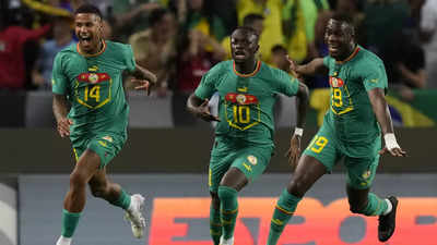 Mane scores a brace as Senegal shock Brazil 4-2