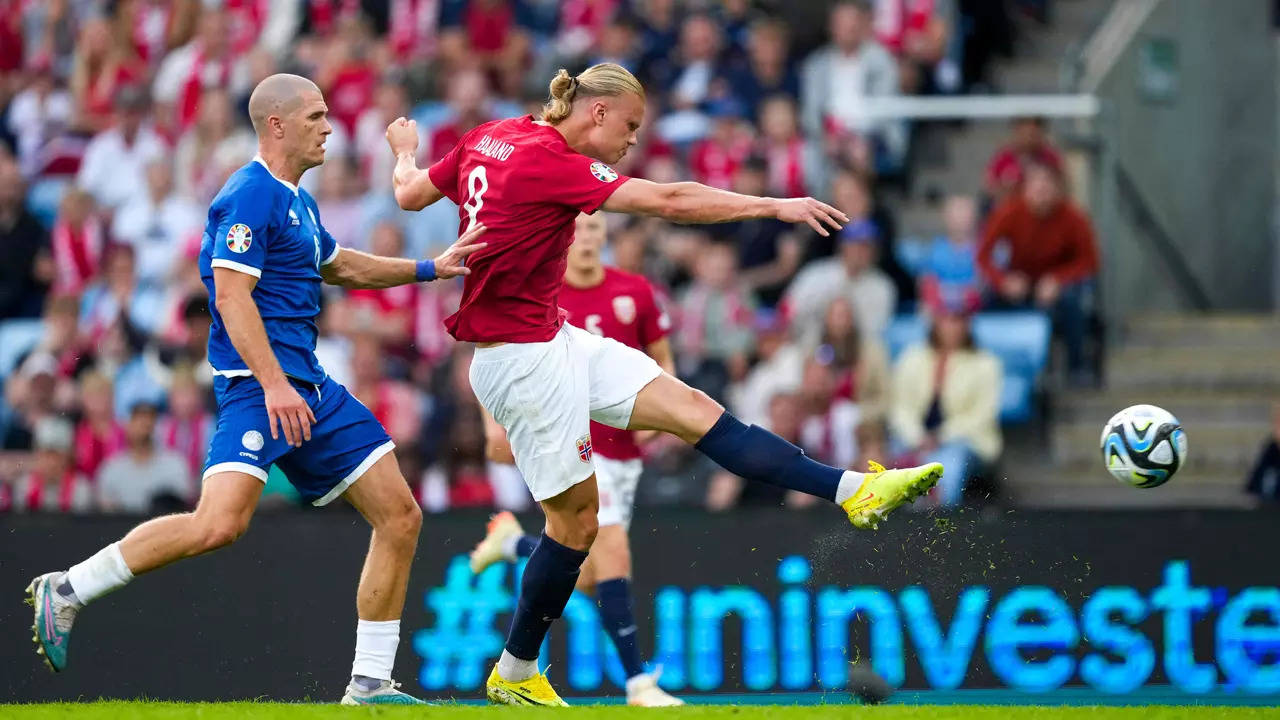Haaland dobler Norge for 3-1 seier over Kypros |  Fotballnyheter