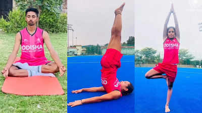 Yoga helps us to manage stress, keeps our mind and body fit: Indian hockey players