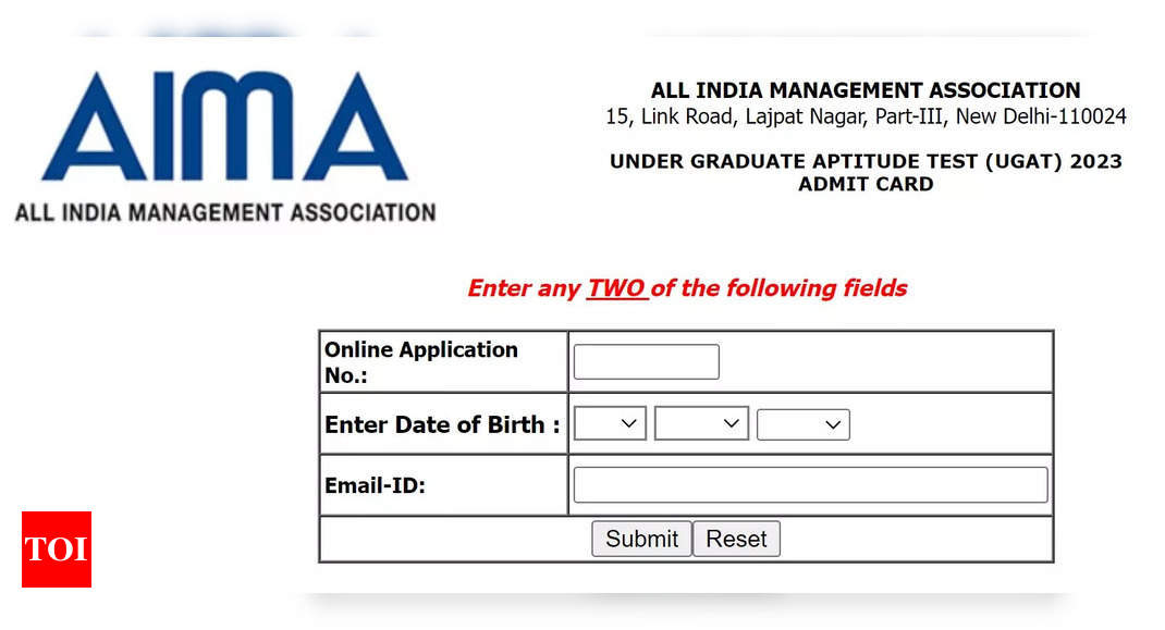 AIMA UGAT Admit Card 2023 Released On Aima.in, Download Link Here ...