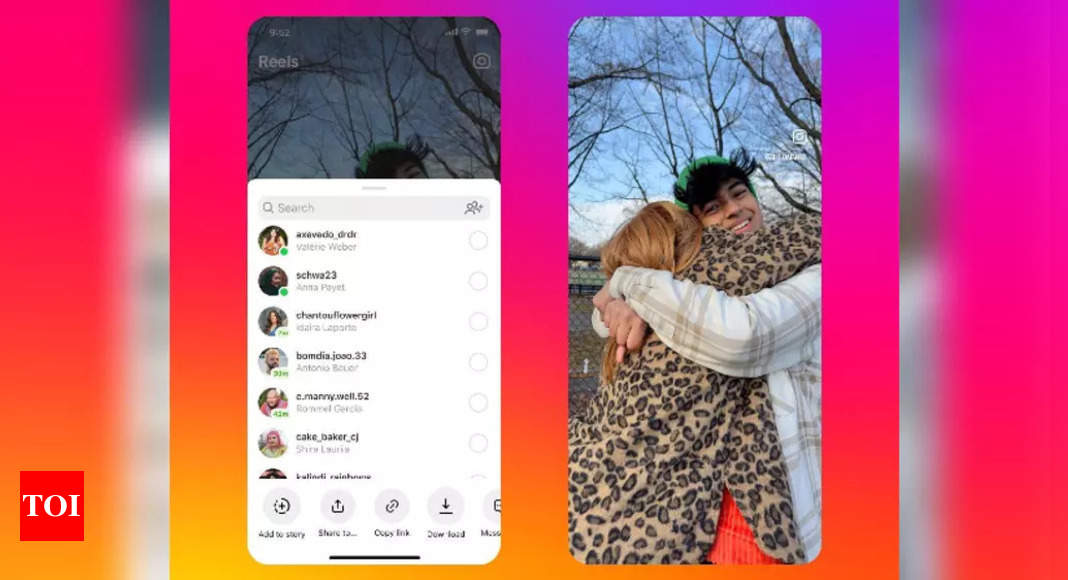 Instagram: Instagram will allow users to download Reels but there’s a catch – Times of India