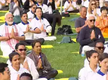 
Hollywood actor Richard Gere, spiritual leaders, industry captains join PM Modi for a star-studded yoga session at UN
