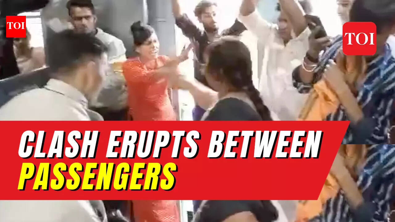 On cam: Fight erupts between passengers over seat inside Indore-Ratlam ...