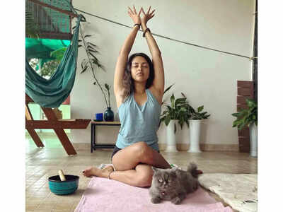 Amala Paul shares beautiful Yoga Day moments | Malayalam Movie News