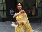 Kriti Kharbanda, Malavika Mohanan and other celebs attend puja at the Excel Entertainment office