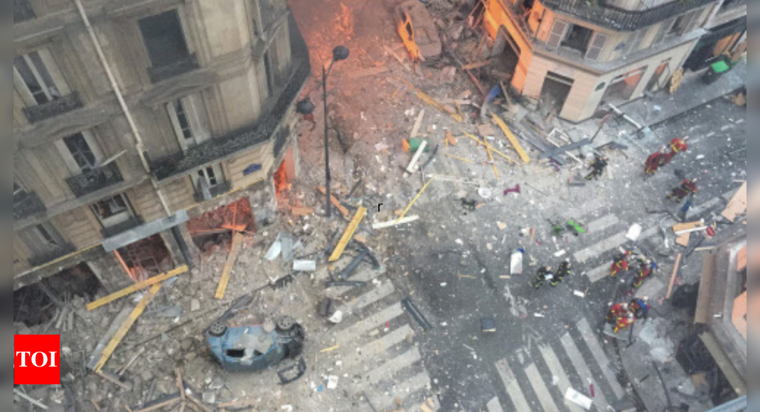 Paris: Paris blast: At least 37 hurt, sniffer dogs pick up scent under rubble – Times of India