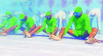 Yoga day celebrated with pomp in city