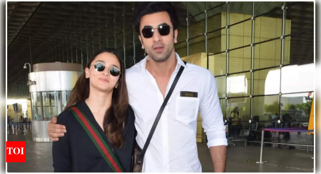 Ranbir Kapoor and Alia Bhatt fly out on a family holiday with baby Raha ...