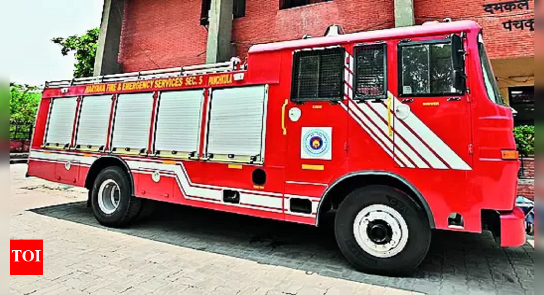 Pkl Gets Latest Fire Tender To Tackle Building Blazes Chandigarh