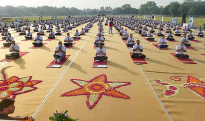 Ministries, govt, private companies conduct yoga sessions on International Day of Yoga