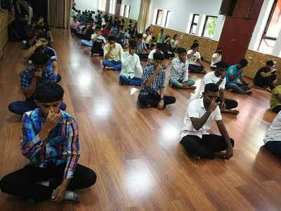 International Yoga Day held at Don Bosco College, Panaji