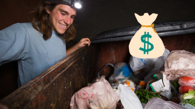 Dumpster diving: People are picking food and goods from the trash and making thousands of dollars