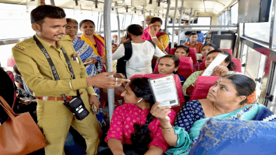 Karnataka Shakti scheme: Free bus travel gives Congress pro-Hindu push