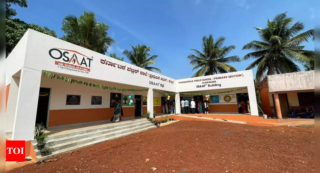 एनजीओ OSAAT ने कन्याना स्कूल में क्लासरूम, किचन, वॉशरूम का निर्माण किया – टाइम्स ऑफ इंडिया