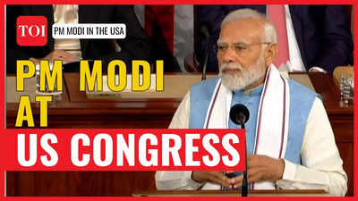 PM Modi addresses a joint meeting of the U.S. Congress