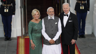 US President Joe Biden, First Lady Jill Biden welcome PM Modi at White House for State dinner, several big-wigs on guest list