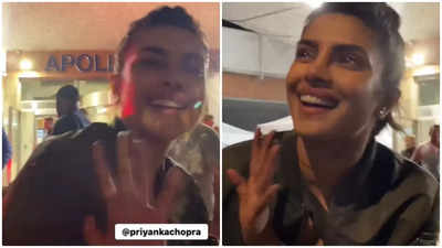 Fans blown away by 'humble' Priyanka Chopra on 'Heads Of State' sets - WATCH