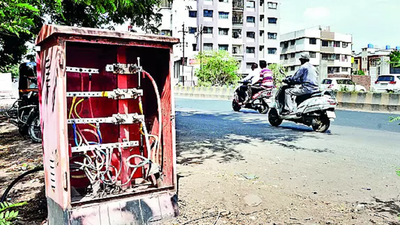 Over 500 distribution point boxes sans covers in Nashik