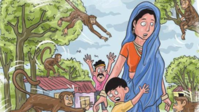 Monkey attacks send foresters in a tizzy