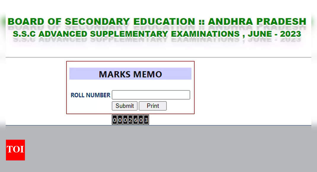 AP 10th Supplementary Result 2023 declared @ bse.ap.gov.in; Direct link here – Times of India