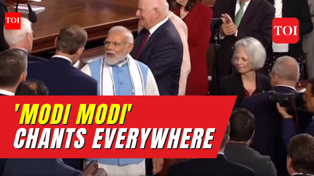 US Congress reverberates with ‘Modi Modi’ chants as PM Modi makes his ...