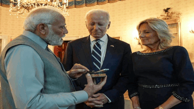 Surat's hopes shine bright in PM Narendra Modi's gift to US first lady Jill Biden