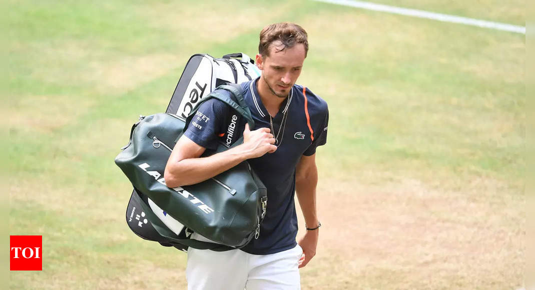Top seed Daniil Medvedev crashes out at Wimbledon warm-up Halle | Tennis News – Times of India