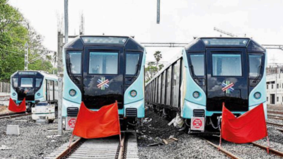 MMRC gets 5 of 9 rakes needed for Aarey-BKC Metro services