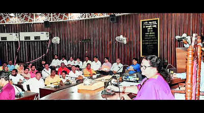 12-member working panel elected by KMC House