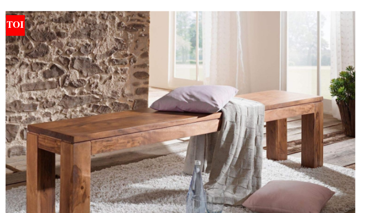Wooden: Wooden Benches for Living Rooms: Rustic Elegance | - The Times ...