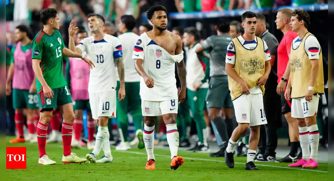 CONCACAF suspends four players after USA-Mexico brawl | Football News – Times of India